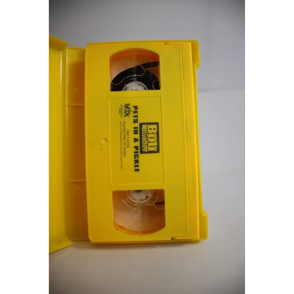 Bob the Builder Pets in a Pickle VHS 2001 Video Tape Clamshell Case Cartoon Film
